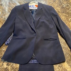 Navy blue suite